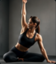 Yoga flexibility and mobility stretch pose